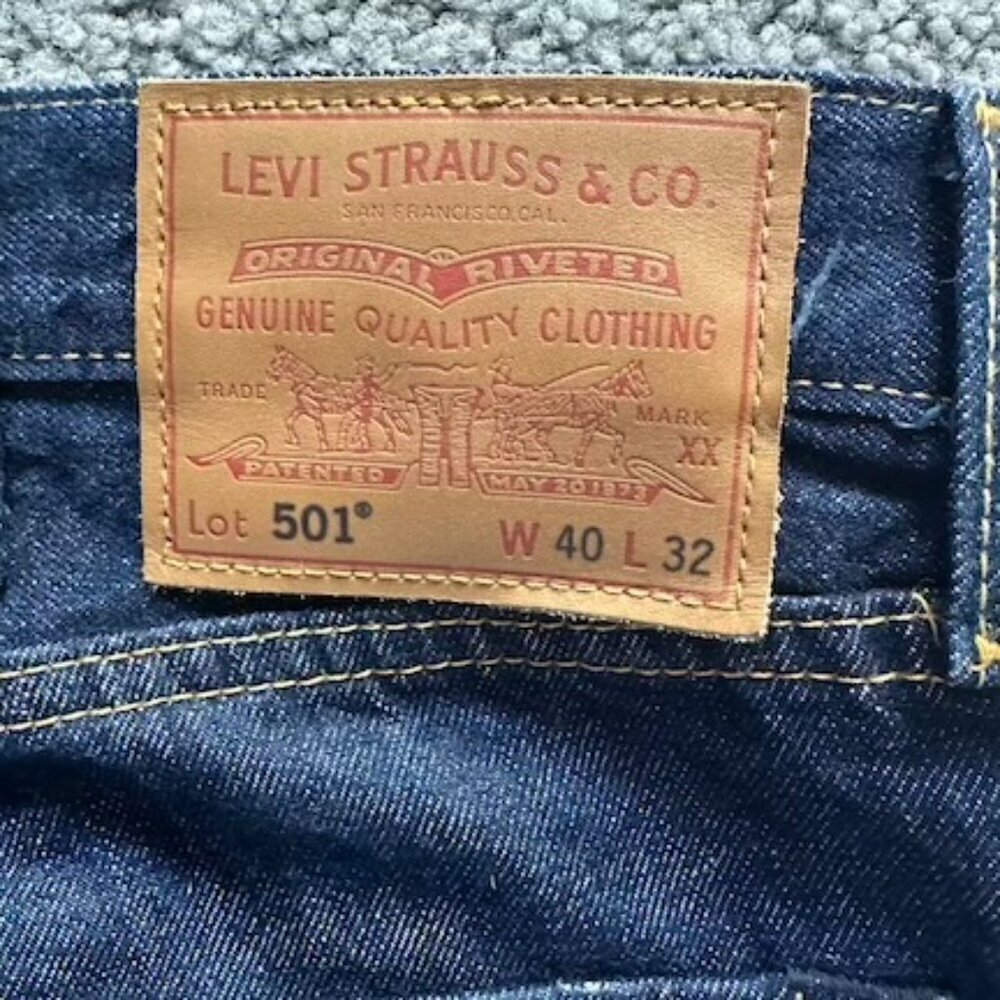 Levi's Big E 501 Jeans Vintage 2001 - Size 40 x 32  Fantastic Like New Condition - Picture 9 of 15